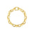 DESIGNER GOLD CHUNKY OVAL LINK BRACELET