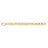 DESIGNER GOLD CHUNKY PAPERCLIP CHAIN BRACELET