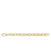 DESIGNER GOLD CHUNKY PAPERCLIP CHAIN LONG BRACELET
