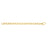 DESIGNER GOLD SMALL OVAL LINK CHAIN BRACELET