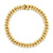 DESIGNER GOLD CURB LINK CHAIN BRACELET