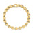 DESIGNER GOLD CUTOUT SQAURE LINK CHAIN BRACELET