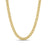 DESIGNER GOLD WIDE CURB LINK CHAIN NECKLACE