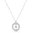 CLASSIC DIAMOND PAVE MINI O NECKLACE