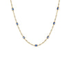 DIAMONDS BY THE INCH DIAMOND & EMERALD CUT STONE LONG NECKLACE