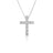 CLASSIC DIAMOND ETERNITY CROSS NECKLACE