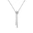 CLASSIC DIAMOND FIORE COUTURE DOUBLE DROP FLOWER NECKLACE