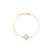 VENTIAN PRINCESS PAVE DIAMOND SMALL FLOWER BRACELET
