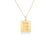 TINY TREASURES SIX CIRCLE MAHJONG TILE NECKLACE