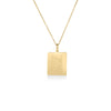 TINY TREASURES BAMBOO EIGHT MAHJONG TILE NECKLACE