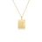 TINY TREASURES BAMBOO EIGHT MAHJONG TILE NECKLACE
