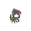 ANIMALIER MIXED SAPPHIRE, DIAMOND AND TSAVORITE FISH RING