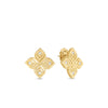 ARABESQUE LARGE DIAMOND FLOWER EARRINGS
