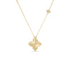 ARABESQUE LARGE DIAMOND FLOWER NECKLACE