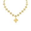 ARABESQUE DIAMOND FLOWER CHAIN NECKLACE
