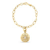 ARABESQUE DIAMOND FLOWER MEDALLION BRACELET