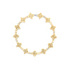 ARABESQUE ALTERNATING DIAMOND AND FLOWER BRACELET