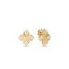 ARABESQUE PAVE DIAMOND FLOWER EARRINGS