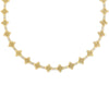 ARABESQUE ALTERNATING DIAMOND AND FLOWER NECKLACE