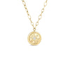 ARABESQUE DIAMOND FLOWER MEDALLION NECKLACE
