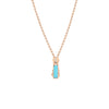 ART DECO DIAMOND AND TURQUOISE ZIPPER NECKLACE