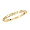 ART DECO MOSAIC DIAMOND ACCENT BANGLE