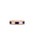 ART DECO MOSAIC ALTERNATING BLUE LAPIS AND DIAMOND RING