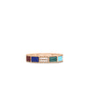 ART DECO MOSAIC MIXED STONES RING