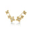 PRINCESS STAR TRIPLE DIAMOND STAR CLIMBER EARRINGS