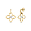 CIALOMA DIAMOND FLOWER DROP EARRINGS