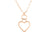 CIALOMA OPEN HEART DIAMOND NECKLACE