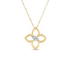 CIALOMA SMALL DIAMOND FLOWER NECKLACE