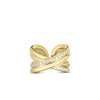 CIALOMA DIAMOND CROSSOVER RING