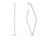 PERFECT DIAMOND SQUARE LARGE HOOP EARRINGS