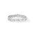 White gold bracelet with cobra design and embedded diamonds on a white background