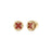 VENETIAN MEDALLIONS SMALL STUD EARRINGS