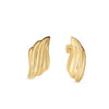 DESIGNER GOLD CROISSANT EARRINGS