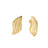 DESIGNER GOLD CROISSANT EARRINGS
