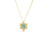 VERNAZZA DIAMOND AND AMAZONITE FLOWER LONG NECKLACE