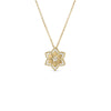 VERNAZZA DIAMOND EDGE FLOWER LONG NECKLACE