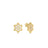 VERNAZZA DIAMOND AND MOTHER OF PEARL FLOWER STUD EARRINGS