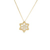VERNAZZA DIAMOND AND MOTHER OF PEARL FLOWER NECKLACE