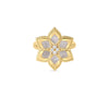 VERNAZZA DIAMOND AND MOTHER OF PEARL FLOWER RING