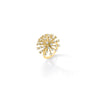 The DANDELION DIAMOND RING by Roberto Coin is crafted in 18K gold, featuring a dandelion puff design with radiating stems tipped with sparkling diamonds, shown against a white background.