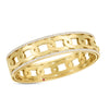 NAVARRA WIDE BANGLE WITH DIAMONDS