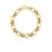 DESIGNER GOLD ALTERNATING MIXED LINK BRACELET