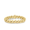 DESIGNER GOLD REVERSIBLE TWISTED LINK DIAMOND BRACELET