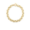 DESIGNER GOLD CHUNKY ROLO LINK BRACELET