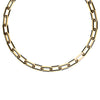 DESIGNER GOLD BLACK CERAMIC NECKLACE
