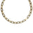 DESIGNER GOLD BLACK CERAMIC NECKLACE